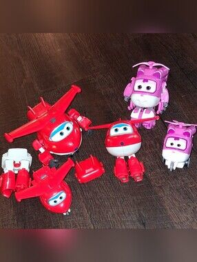 Super Wings Set Of 5 Plane Toys - Playset